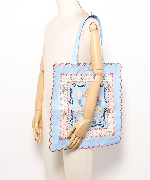 Cath Kidston（キャスキッドソン）の「スカラップトートバッグ Dreamer（トートバッグ・レディース・ブルー・FREE）」の10枚目の写真