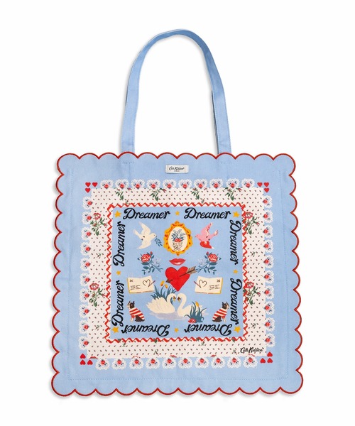 Cath Kidston（キャスキッドソン）の「スカラップトートバッグ Dreamer（トートバッグ・レディース・ブルー・FREE）」の4枚目の写真