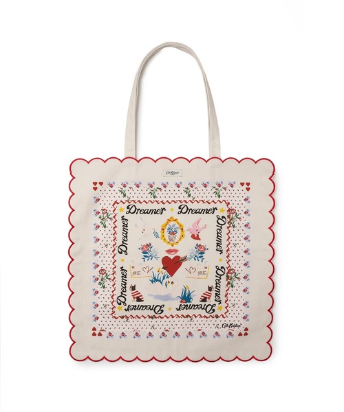 Cath Kidston(キャスキッドソン)の「スカラップトートバッグ Dreamer(トートバッグ・レディース・ブルー/ブラウン/アイボリー・FREE)」の16枚目の写真