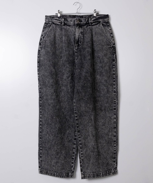 JOHN'S CLOSET（ジョンズクローゼット）の「【50】ワイドストレート デニムパンツ（デニムパンツ・メンズ・ブルー系その他/キナリ/ワンウォッシュ/ブラック系その他/ブルー系その他2/ライトブルー・LARGE/MEDIUM）」の2枚目の写真