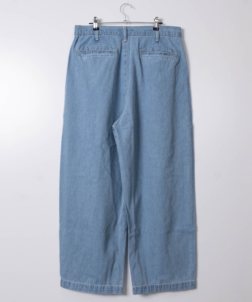 JOHN'S CLOSET（ジョンズクローゼット）の「【50】ワイドストレート デニムパンツ（デニムパンツ・メンズ・ブルー系その他/キナリ/ワンウォッシュ/ブラック系その他/ブルー系その他2/ライトブルー・LARGE/MEDIUM）」の16枚目の写真