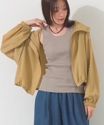 OMNES（オムネス）の「シアーテックコットン フード長袖シャツブルゾン 花粉リリース付（ブルゾン）」