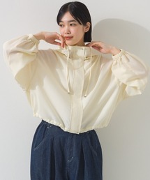 OMNES（オムネス）の「シアーテックコットン フード長袖シャツブルゾン 花粉リリース付（ブルゾン）」