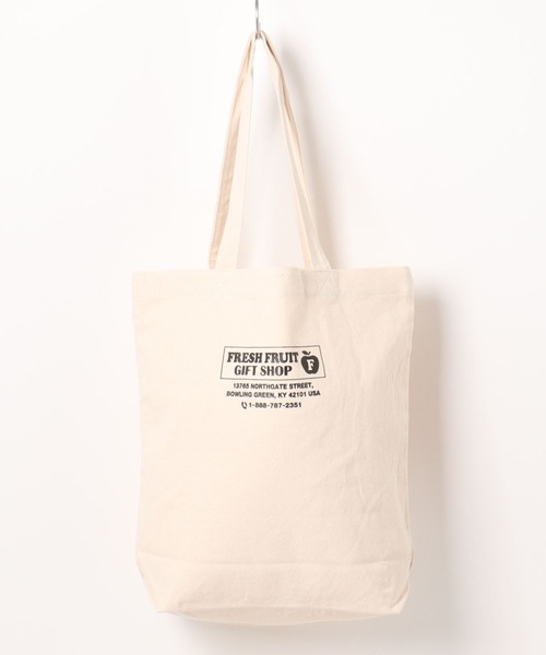FRUIT OF THE LOOM(フルーツオブザルーム)の「【FRUIT OF THE LOOM】FFGS SOUVENIR TOTE BAG(トートバッグ・レディース・ホワイト系その他2/ホワイト系その他/ホワイト系その他3・FREE)」の8枚目の写真