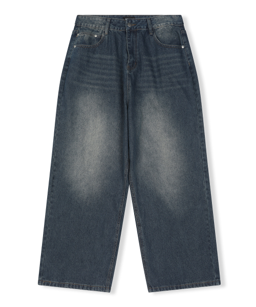 MOOVN(ムブン)の「モアワイドデニムパンツディープブルー(デニムパンツ・メンズ・その他・LARGE/MEDIUM/SMALL)」の2枚目の写真