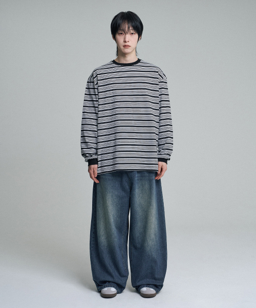 MOOVN(ムブン)の「モアワイドデニムパンツディープブルー(デニムパンツ・メンズ・その他・LARGE/MEDIUM/SMALL)」の3枚目の写真