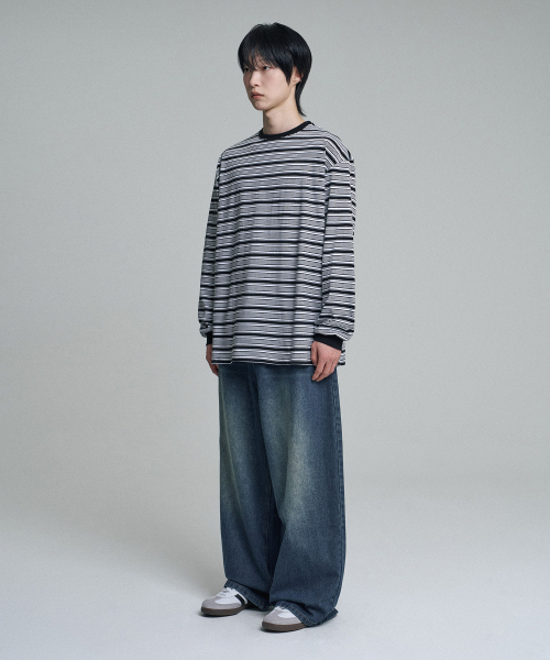 MOOVN(ムブン)の「モアワイドデニムパンツディープブルー(デニムパンツ・メンズ・その他・LARGE/MEDIUM/SMALL)」の4枚目の写真