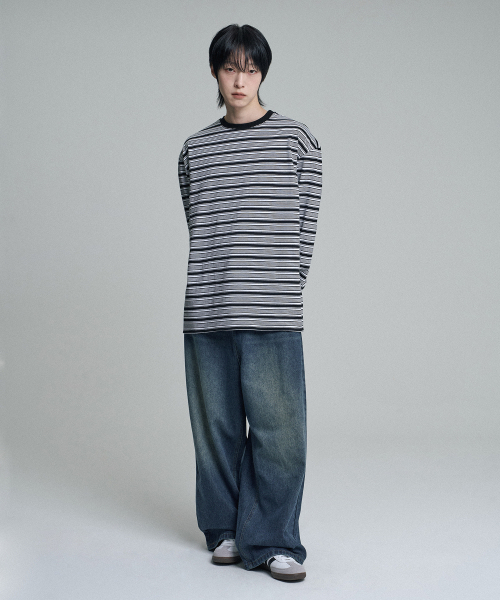 MOOVN(ムブン)の「モアワイドデニムパンツディープブルー(デニムパンツ・メンズ・その他・LARGE/MEDIUM/SMALL)」の5枚目の写真