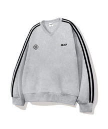 ULIFEZIP（ユーライフジー）の「ミニマルシンボルオーバーサイズトラックVネックスウェット5カラー[ULZV_2003]（スウェット）」