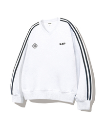 ULIFEZIP（ユーライフジー）の「ミニマルシンボルオーバーサイズトラックVネックスウェット5カラー[ULZV_2003]（スウェット）」