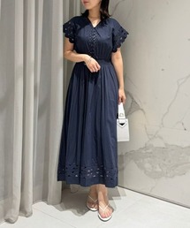 セール】タイプライターティアードワンピース（ワンピース