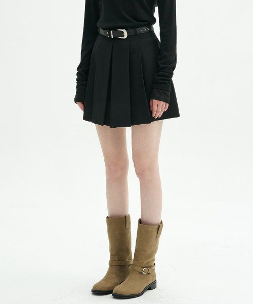 MICANE(ミケーネ)の「エルヤプリーツミニスカート(スカート・レディース・ブラック/チャコール・LARGE/MEDIUM/X-LARGE/SMALL/X-SMALL/XX-LARGE)」の9枚目の写真