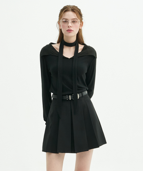 MICANE(ミケーネ)の「エルヤプリーツミニスカート(スカート・レディース・ブラック/チャコール・LARGE/MEDIUM/X-LARGE/SMALL/X-SMALL/XX-LARGE)」の10枚目の写真