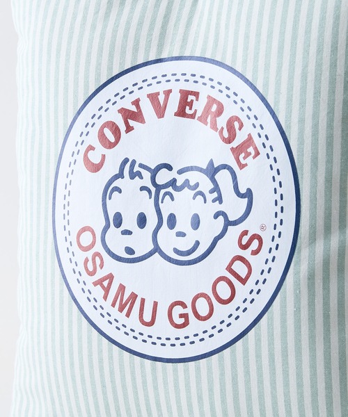 CONVERSE（コンバース）の「【CONVERSE/コンバース】CONVERSE×OSAMUGOODS ストライプ パフィングトートバッグ（トートバッグ・レディース・サックスブルー/イエロー/グリーン/ピンク・FREE）」の14枚目の写真