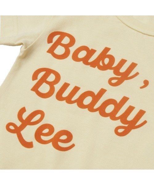 BUDDY Lee(バディーリー)の「BUDDY LEE 半袖ボディスーツ×レギンス ロゴ ボーダー(ロンパース・キッズ・イエロー/ホワイト・70cm/80cm)」の6枚目の写真
