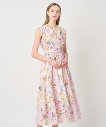 ANAYI | ペイントフラワープリントフレア ワンピース(ワンピース)