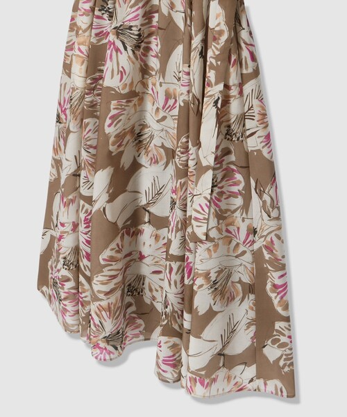 ANAYI（アナイ）の「ペイントフラワープリントフレア ワンピース（ワンピース・レディース・ブラウン/ピンク・38/36/34）」の17枚目の写真