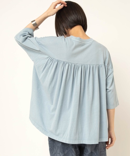 RNA-N(アールエヌエーエヌ)の「M2667 ピグメントギャザーT(Tシャツ/カットソー・レディース・ライトブルー/グリーン/チャコール・FREE)」の11枚目の写真