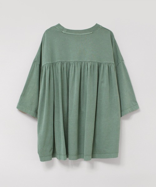 RNA-N(アールエヌエーエヌ)の「M2667 ピグメントギャザーT(Tシャツ/カットソー・レディース・ライトブルー/グリーン/チャコール・FREE)」の7枚目の写真