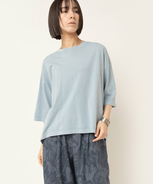 RNA-N(アールエヌエーエヌ)の「M2667 ピグメントギャザーT(Tシャツ/カットソー・レディース・ライトブルー/グリーン/チャコール・FREE)」の8枚目の写真