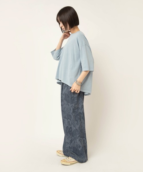 RNA-N(アールエヌエーエヌ)の「M2667 ピグメントギャザーT(Tシャツ/カットソー・レディース・ライトブルー/グリーン/チャコール・FREE)」の16枚目の写真