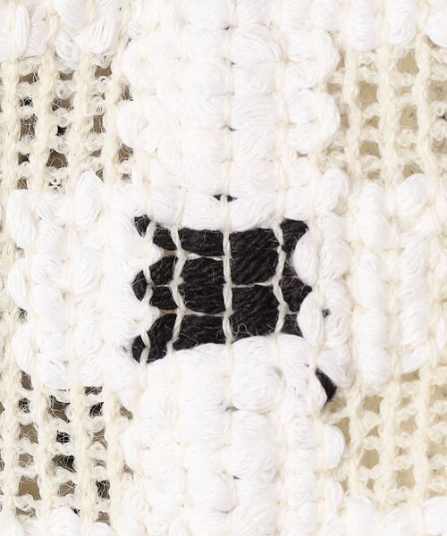 TOMORROWLAND collection(トゥモローランドコレクション)の「ブロックトリコット カーディガンジャケット(ノーカラージャケット・レディース・ホワイト系その他・36)」の11枚目の写真