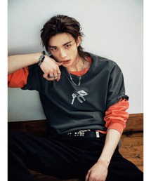 Guess（ゲス）の「MEN'S L/Slv Tee Shirt 長袖Tシャツ（Tシャツ/カットソー）」