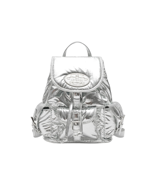 Cloudy CHUBBY Backpack Silver（バックパック/リュック）｜LOTSYOU 