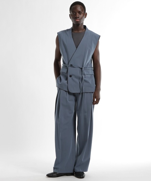 HARE（ハレ）の「【SET UP対応 接触冷感】カットオフベスト(HARE)（ベスト・メンズ・ブラック/ブルー/ブラウン・FREE）」の14枚目の写真