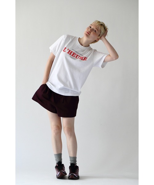 TRICOMER(トリコメル)の「【 TRICOMER / トリコメル 】 L’ HEURE / ルール スタッフTシャツ(Tシャツ/カットソー・レディース・ブラック系その他/ホワイト・FREE)」の7枚目の写真