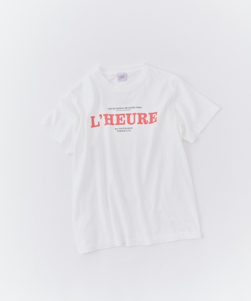 TRICOMER(トリコメル)の「【 TRICOMER / トリコメル 】 L’ HEURE / ルール スタッフTシャツ(Tシャツ/カットソー・レディース・ブラック系その他/ホワイト・FREE)」の4枚目の写真
