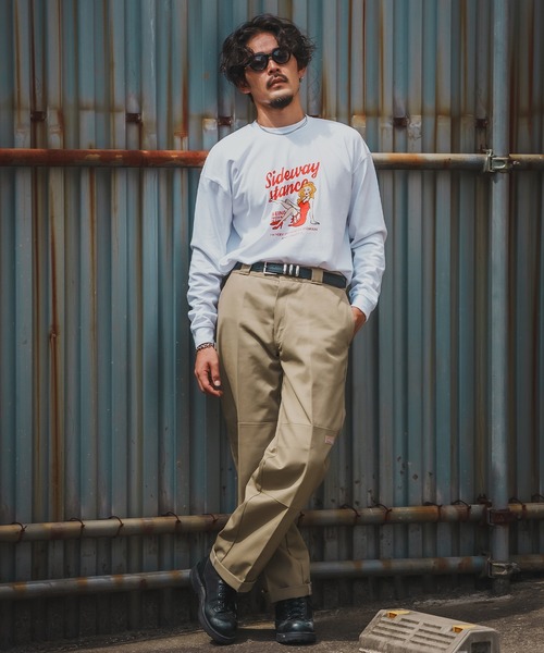 En serio TOKYO(エンソリオトーキョー)の「【SIDEWAYSTANCE】ドレスウーマン長袖Tシャツ 70578(Tシャツ/カットソー・メンズ・ホワイト/オートミール/ブラック・SMALL/LARGE/MEDIUM/X-LARGE)」の7枚目の写真