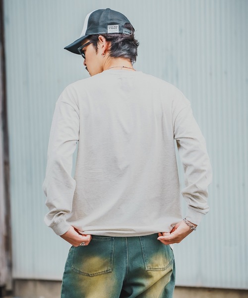En serio TOKYO(エンソリオトーキョー)の「【SIDEWAYSTANCE】ドレスウーマン長袖Tシャツ 70578(Tシャツ/カットソー・メンズ・ホワイト/オートミール/ブラック・SMALL/LARGE/MEDIUM/X-LARGE)」の17枚目の写真