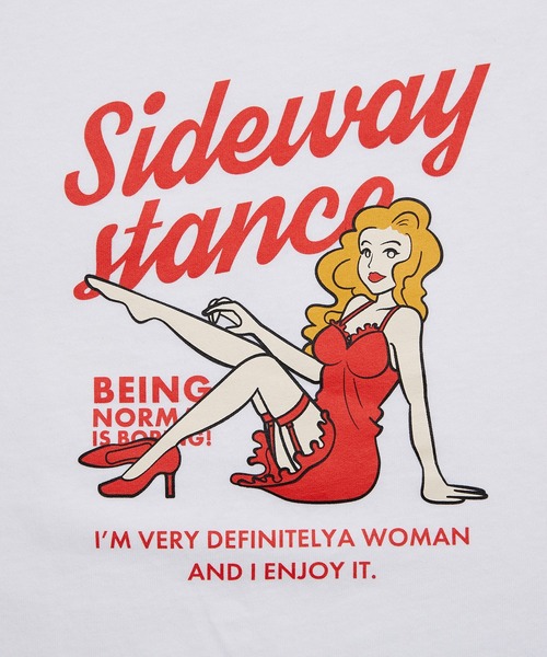 En serio TOKYO(エンソリオトーキョー)の「【SIDEWAYSTANCE】ドレスウーマン長袖Tシャツ 70578(Tシャツ/カットソー・メンズ・ホワイト/オートミール/ブラック・SMALL/LARGE/MEDIUM/X-LARGE)」の20枚目の写真