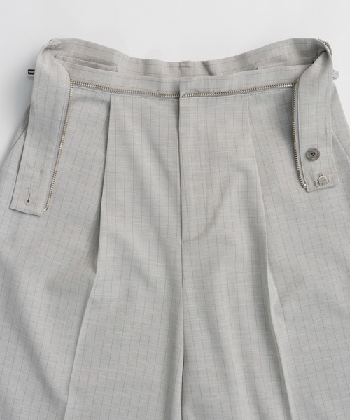 MAISON SPECIAL（メゾンスペシャル）の「Tulle Layered Midi Pants/チュールレイヤードミモレパンツ（その他パンツ・レディース・ライトグレー/ブラック・38/36）」の21枚目の写真