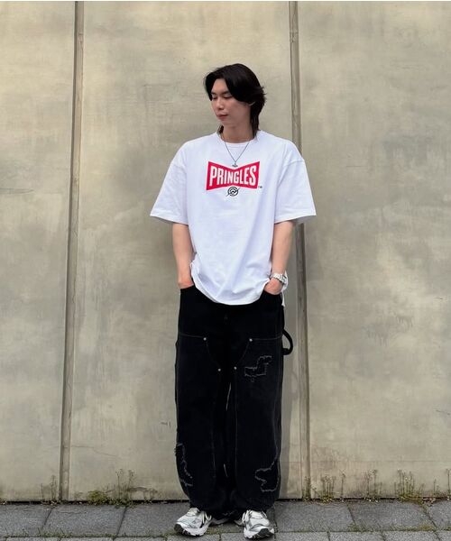 KALAPATTHAR（カラパタール）の「[PRINGLES x KALAPATTHAR] Bowtie T-Shirt - White（Tシャツ/カットソー・メンズ・その他・MEDIUM/LARGE/X-LARGE）」の6枚目の写真