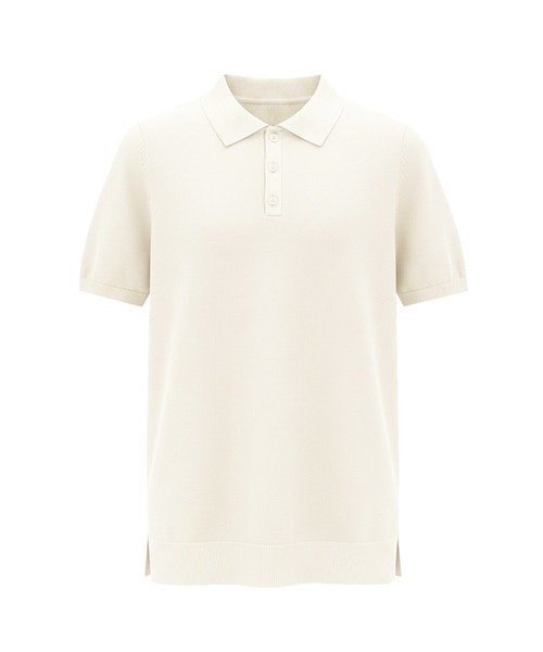 coca(coca)(コカ)の「ポロニットトップス(ポロシャツ・レディース・ブラック/アイボリー/ライトグレー・L/M/S)」の22枚目の写真