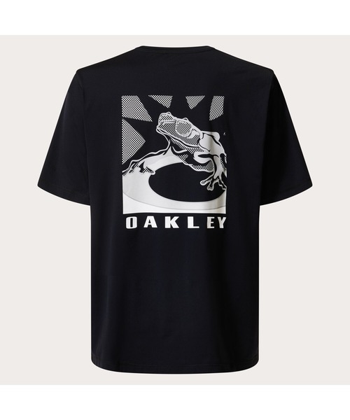 OAKLEY(オークリー)の「オークリー AMPHIBIAN SS T BACK FROG 2.0/Tシャツ/スポーツ・トレーニングコレクション/OAKLEY(Tシャツ/カットソー・メンズ・ブラック・XL/S/M/L)」の9枚目の写真