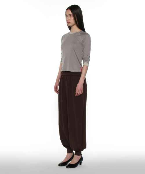 PARTIMENTO WOMEN（パルティメントウィメン）の「PWC シア レグランスリークォータースリーブT_グレー（Tシャツ/カットソー・レディース・その他・SMALL/MEDIUM/LARGE）」の3枚目の写真