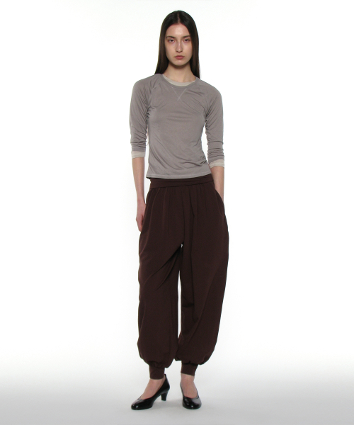PARTIMENTO WOMEN（パルティメントウィメン）の「PWC シア レグランスリークォータースリーブT_グレー（Tシャツ/カットソー・レディース・その他・SMALL/MEDIUM/LARGE）」の5枚目の写真