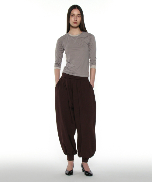 PARTIMENTO WOMEN（パルティメントウィメン）の「PWC シア レグランスリークォータースリーブT_グレー（Tシャツ/カットソー・レディース・その他・SMALL/MEDIUM/LARGE）」の6枚目の写真