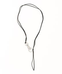 Never mind the XU / Chikashitsu+ | 【nmtc+】leather long necklace / 【エヌエムティーシープラス】フェイクレザーロングネックレス(ネックレス)