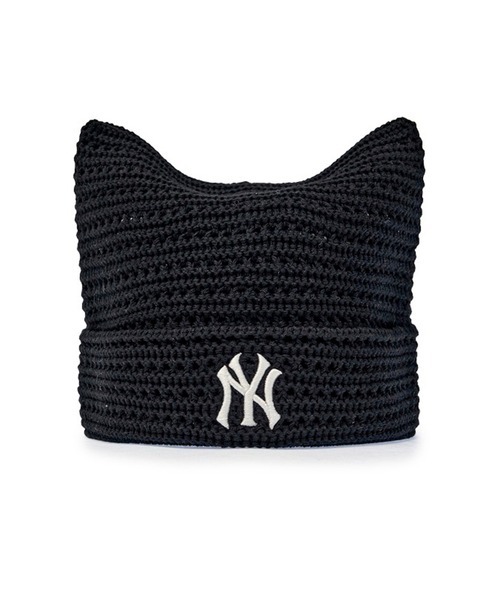 MLB Koreaエムエルビー コリア 猫耳ビーニー ニット帽 MLB KOREA-サマークロシュ ミャオンビーニー【猫耳ビーニー】（ニット