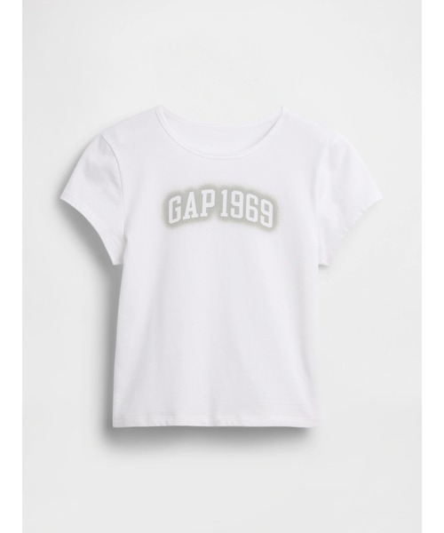 GAP(ギャップ)の「Gap1969 コットン ジャージー フィット クロップド グラフィックTシャツ(Tシャツ/カットソー・レディース・ホワイト/ピンク/ブラウン・XL/L/M/S/XS/XXS)」の5枚目の写真