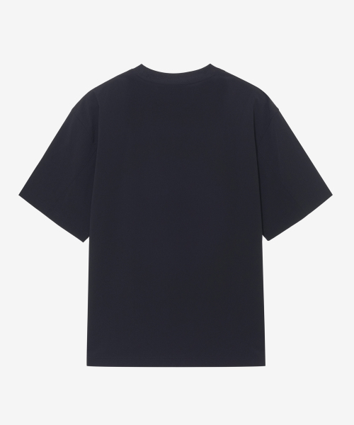 MINDBRIDGE（マインドブリッジ）の「[オールデイクール]ウーブンセミオーバーティーシャツ（Tシャツ/カットソー・メンズ・ブラック・95/100/105/110）」の3枚目の写真