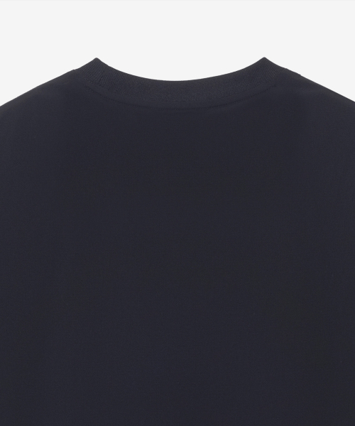 MINDBRIDGE（マインドブリッジ）の「[オールデイクール]ウーブンセミオーバーティーシャツ（Tシャツ/カットソー・メンズ・ブラック・95/100/105/110）」の5枚目の写真