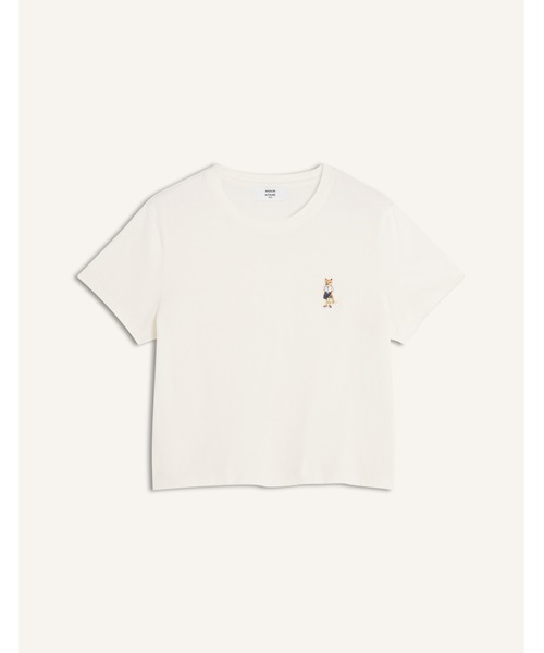 Maison Kitsune(メゾンキツネ)の「DRESSED FOX BABY TEE-SHIRT(Tシャツ/カットソー・レディース・アイボリー/ライトカーキ・S/XS/XL/L/M)」の3枚目の写真
