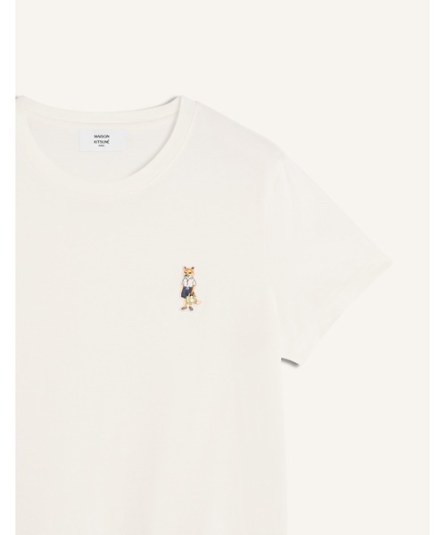 Maison Kitsune(メゾンキツネ)の「DRESSED FOX BABY TEE-SHIRT(Tシャツ/カットソー・レディース・アイボリー/ライトカーキ・S/XS/XL/L/M)」の5枚目の写真
