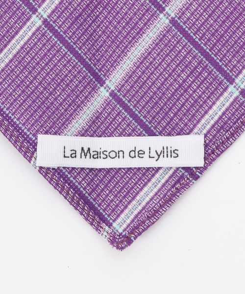 La Maison de Lyllis(メゾンドリリス)の「【La Maison de Lyllis / ラ メゾン ド リリス】 MARAMA(ストール/ショール・レディース・ベージュ/ダークパープル/カーキ・FREE)」の5枚目の写真