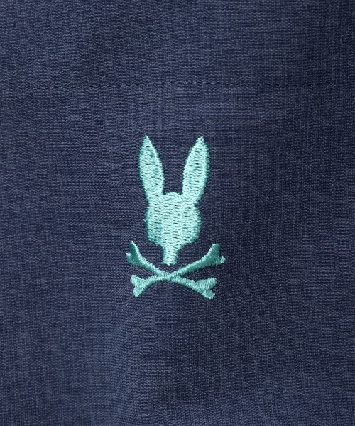 Psycho Bunny(サイコバニー)の「EVALET 麻調ドライタッチ プルオーバーシャツ(シャツ/ブラウス・メンズ・ブルーグリーン/オレンジ/インディゴブルー/レッド・X-LARGE/LARGE/MEDIUM)」の11枚目の写真